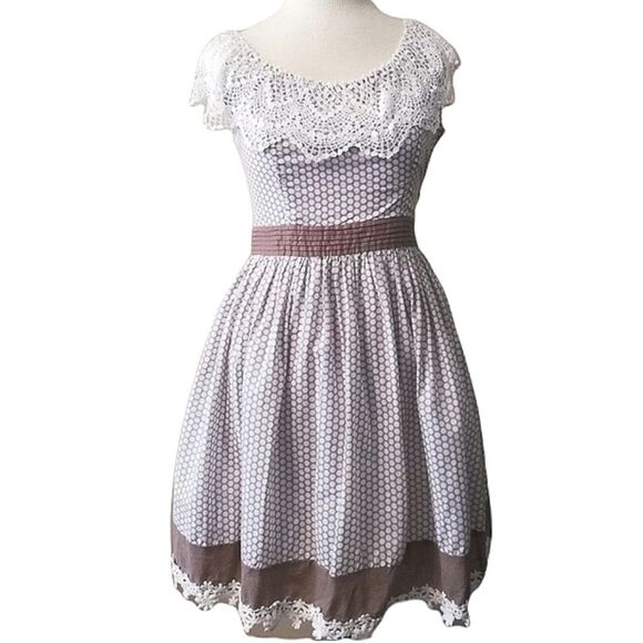 Host Pick! 🎉 Minuet Lace Vintage 50's Retro Dress - Picture 1 of 12